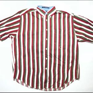 Vintage Tommy Hilfiger Short Sleeve Button Up S Lg